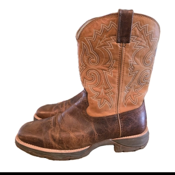 Ramped Up Lady Rebel by Durango Women's Western Boot Size 11 Brown Tan DWRD034 - Picture 3 of 10